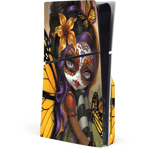 Monarch butterfly Fairy by Jasmine Becket-Griffith PlayStation PS5 Skins